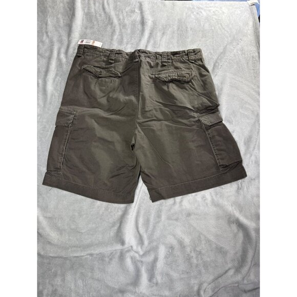 Chaps Mens Cargo Shorts Size 42 100% Cotton Dark Gray Durable Comfortable Summer - Picture 9 of 12